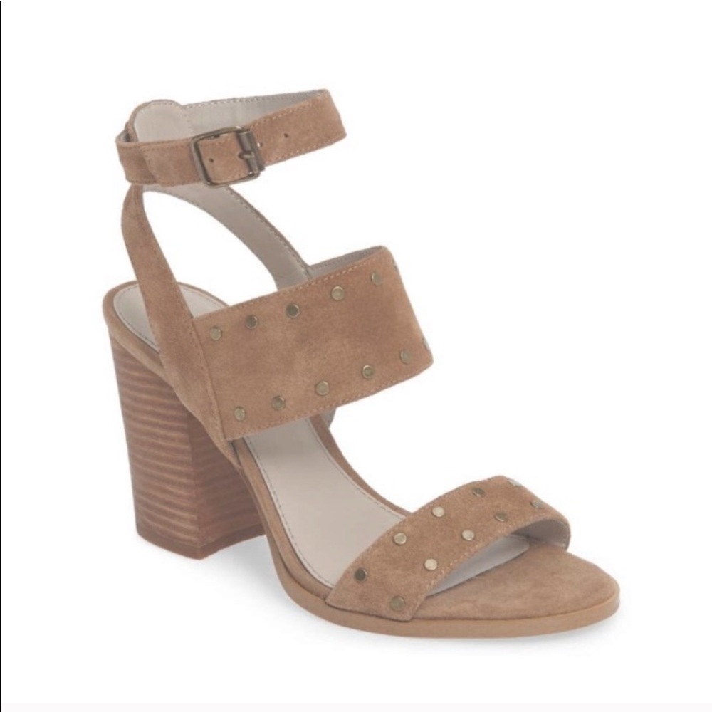 Hinge Corrine Ankle Strap Studded Sandals